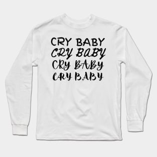 Cry Baby black - Classic Vintage Summer Long Sleeve T-Shirt